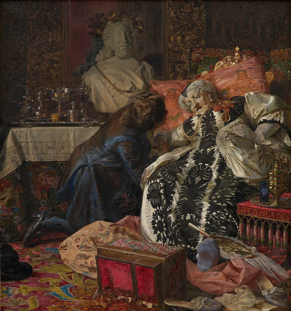 Kristian Zahrtmann - La morte della regina Sofia Amalia, Statens Museum for Kunst, Copenaghen